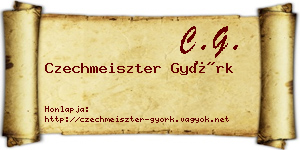 Czechmeiszter Györk névjegykártya